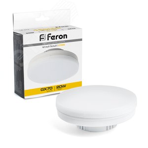 Лампа cветодиодная, (20W) 230V GX70 2700K, LB-473 | 48306 | FERON - Feron