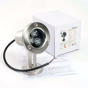 Прожектор светодиодный подводный ДО-3w 24в RGB IP68 (БЕЗ ДРАЙВЕРА!) - фото 7