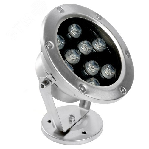 Прожектор светодиодный подводный ДО-9w 24в RGB IP68 (БЕЗ ДРАЙВЕРА!) - Feron