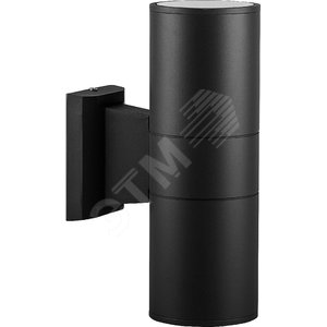 Светильник НБУ-2х60w вверх/вниз Е27 IP54 черный - Feron