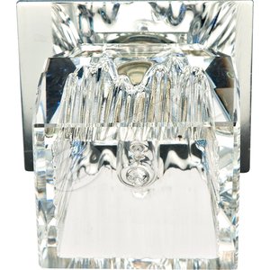 Светильник ИВО-35w 220в G9 хром/прозрачное стекло (JD60 хром/проз) - Feron