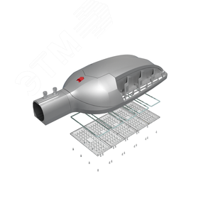Светильник Street X1 Pro/140/Ш8M/5,0К/(L6)/MT/SKX-01/220АС - фото 2