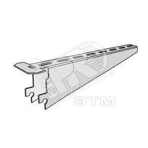 Полка кабельная L=340 К1162 цинковая (К1162ц) - ТСРК