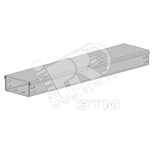 Короб ГК-200х100х2000ц 1,0мм (ТСРК) (ГК-200х100х2000ц) - ТСРК